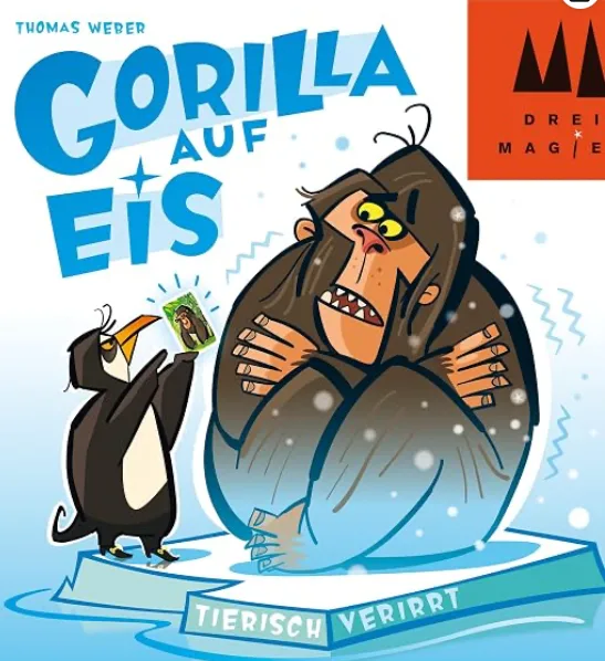 Gorilla auf EIS