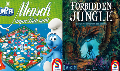Gewinnspiel: Forbidden Jungle und Mensch ärgere Dich nicht® – Die Schlümpfe