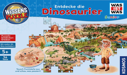 Wissenspuzzle: WAS IST WAS junior - Entdecke die Dinosaurier