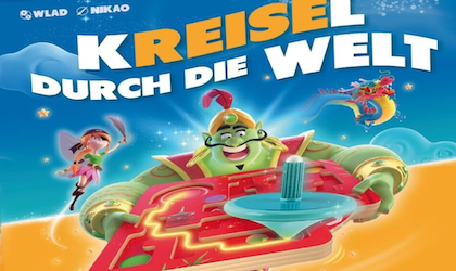 Kreisel durch die Welt