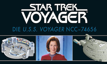 DIE U.S.S. VOYAGER NCC-74656 / CAPTAIN JANEWAYS SCHIFF AUS STAR TREK: VOYAGER