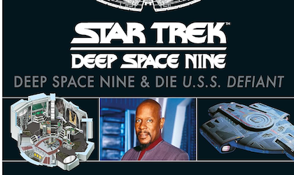 STAR TREK - SACHBUCH: ILLUSTRIERTES HANDBUCH: DEEP SPACE NINE & DIE U.S.S. DEFIANT / DIE RAUMSTATION UND DAS SCHIFF AUS STAR TREK: DEEP SPACE NINE